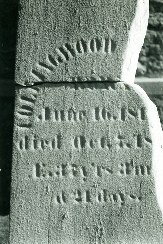 Collingwood Forsyth Tombstone, #1