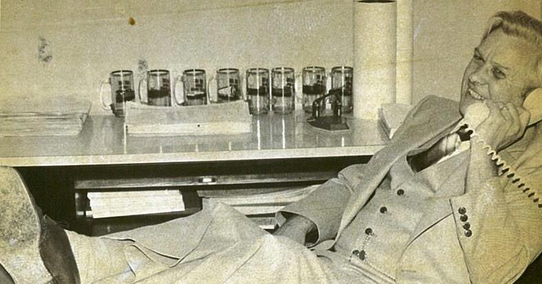 Unidentified Man on Telephone