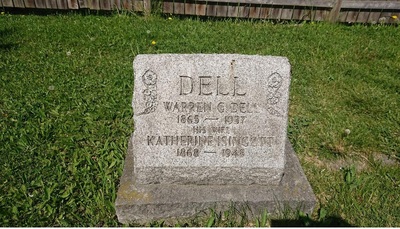 Grave - DELL, Warren G - (1865-1937)