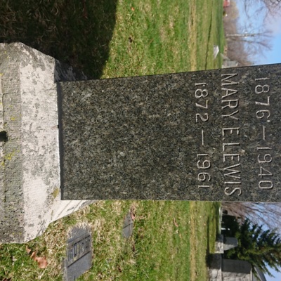 Tombstone - Lewis, George - (1876-1940)