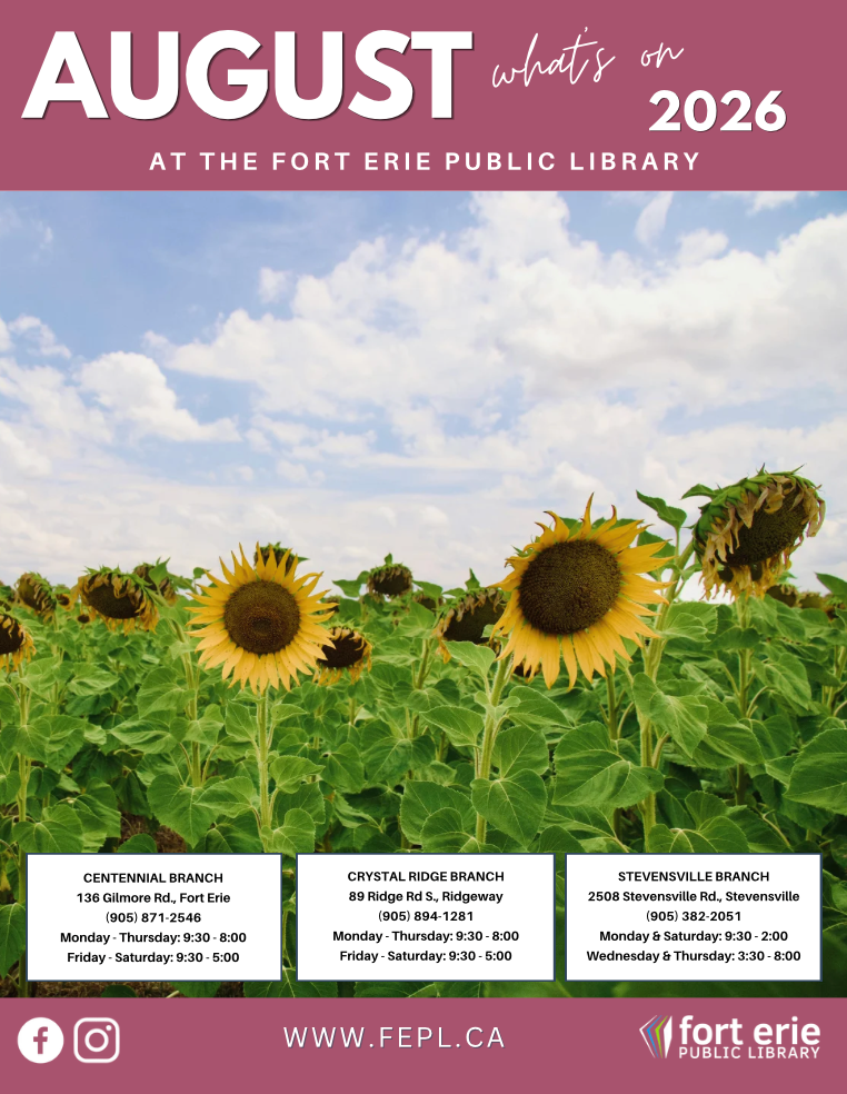Cover of August 2026 newsletter
