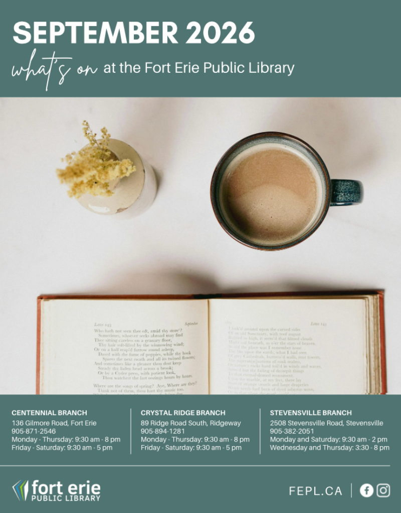 Cover of September 2026 newsletter