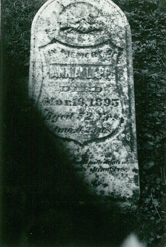 Annia Lapp Tombstone