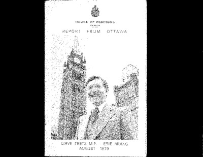 House of Commons: Report From Ottawa