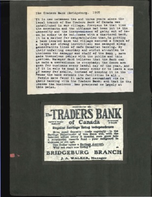 The Traders Bank: 1905