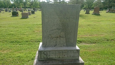 Grave - HEIMENZ, Bruno - (d. August 2, 1953)