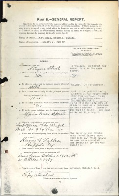 General Inspection Report