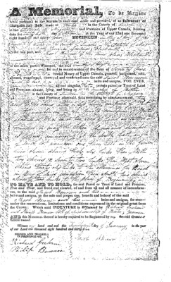 Timothy Hoyt - Indenture Papers