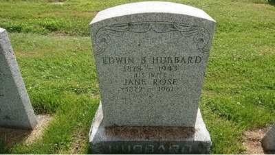 Grave - HUBBARD, Edwin B - (1873-1943)