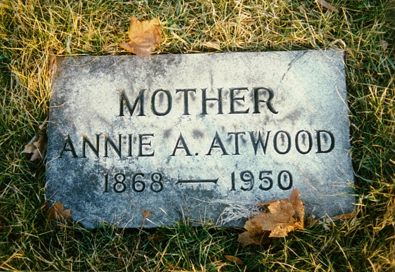 Annie Atwood Tombstone