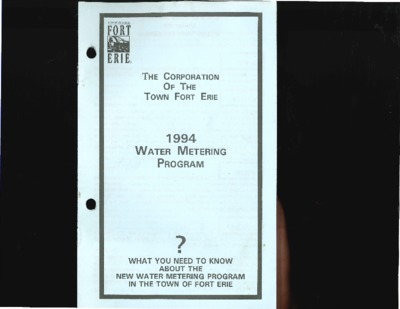 1994 Water Metering Program