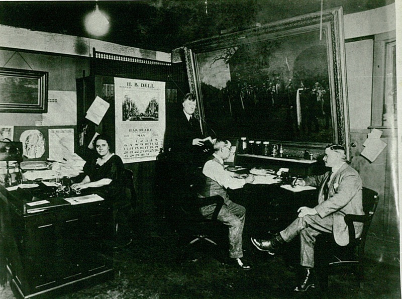 Unidentified People in Office