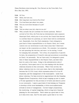 Oral History - Derreck, Tom