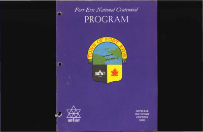 Fort Erie National Centennial Program