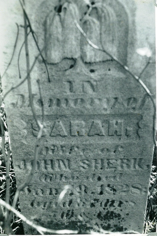 Sarah Sherk Tombstone