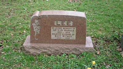 Grave - LEE, Arthur Warren - (1880-1964)