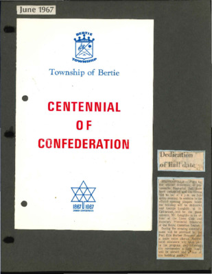 Township of Bertie: Centennial of Celebration
